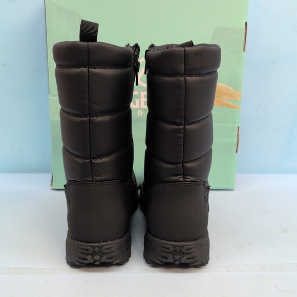 Magellan Outdoors Adults Snow II Waterproof Unisex Boots Size M6 W7 Black 167783 main image 4